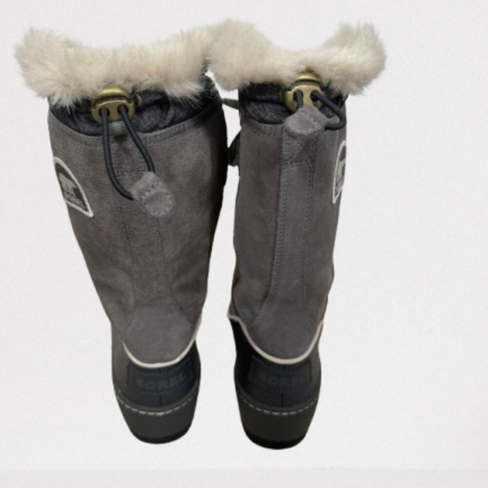 SOREL Tivoli III High Waterproof Winter Boots Cloud Grey Size 7 - Picture 7 of 11